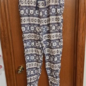 Men’s Old Navy Gray and White Patterned Jogger Pajama Pants